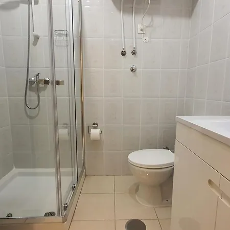 Downtown With Parking Next To Subway