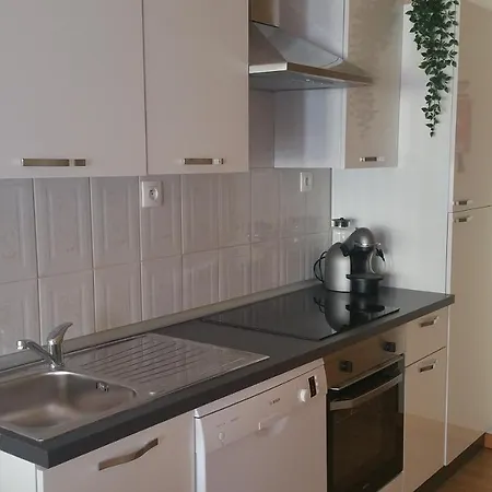 Downtown With Parking Next To Subway